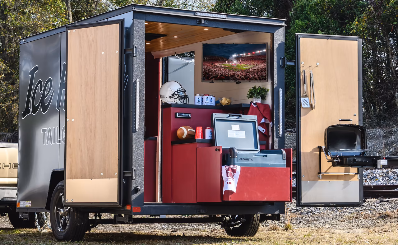 Ice House flagship tailgating trailer